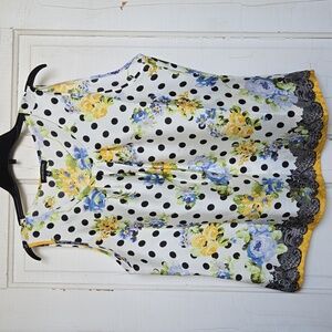 Notations Sleeveless Blouse | Women's Size XL